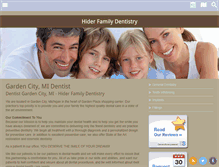 Tablet Screenshot of hiderfamilydentistry.com
